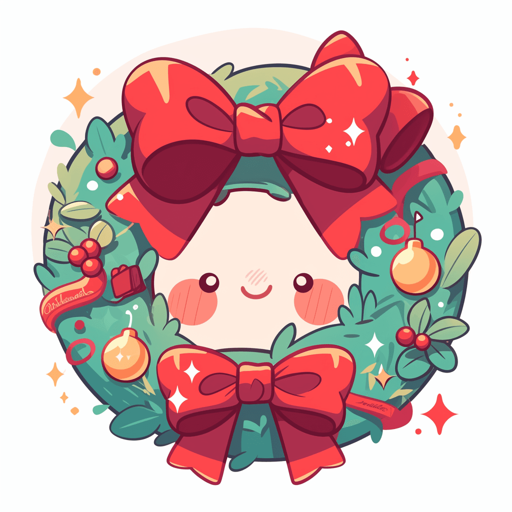 Christmas Wreath 206 original repeating artwork