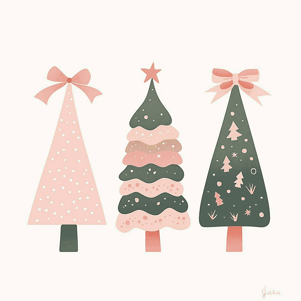 Christmas Tree 687 original repeating artwork