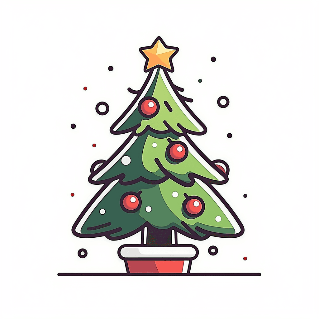 Christmas Tree 718 original repeating artwork