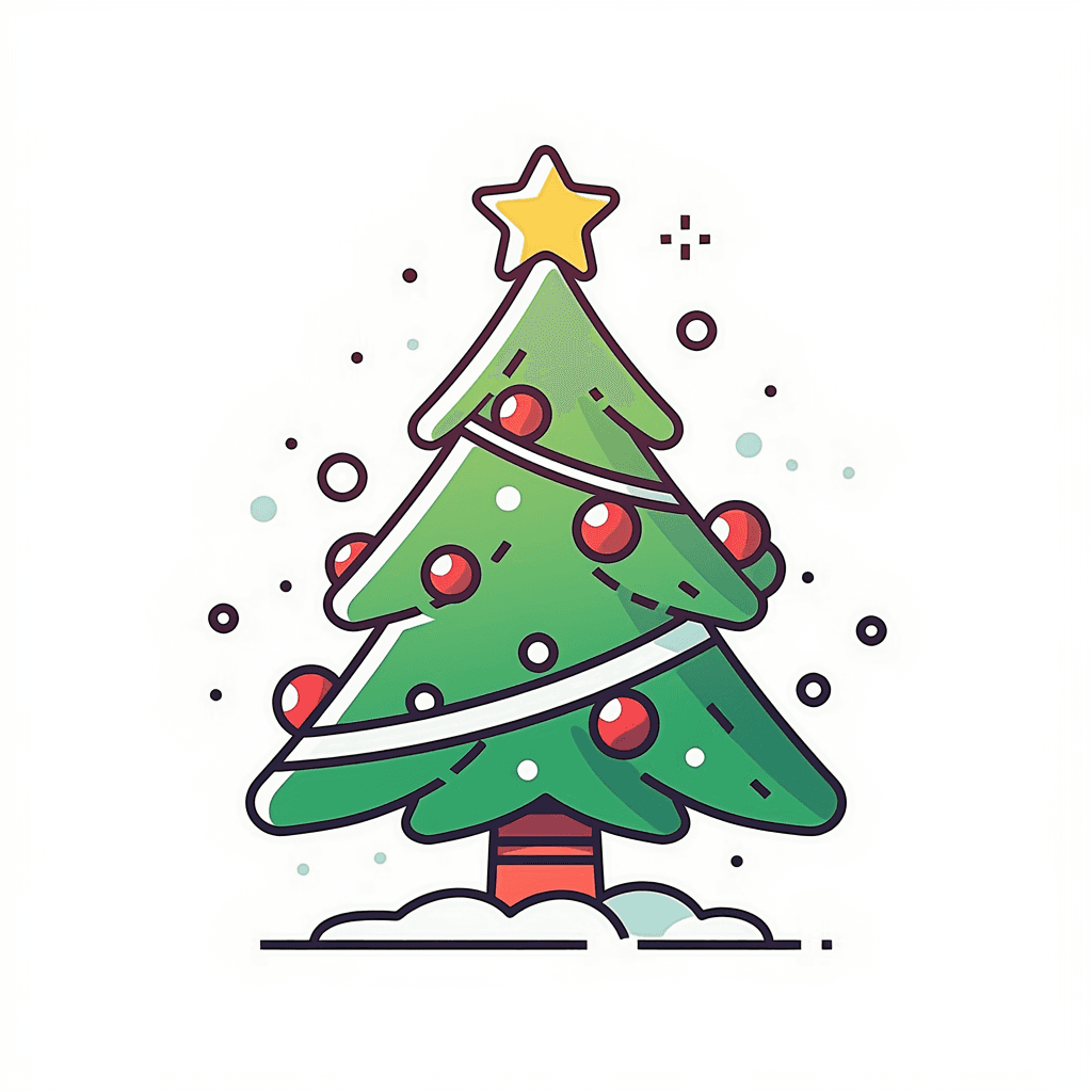 Christmas Tree 037 original repeating artwork