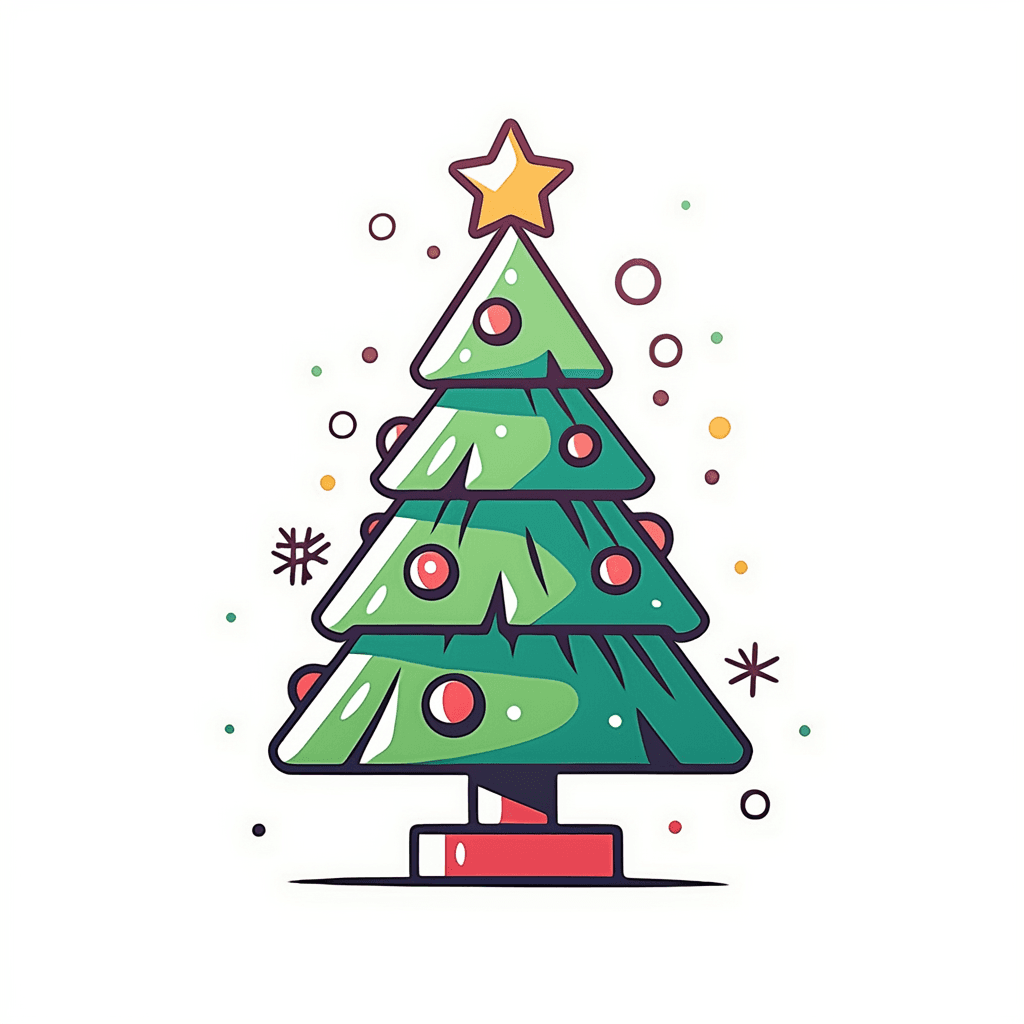 Christmas Tree 226 original repeating artwork