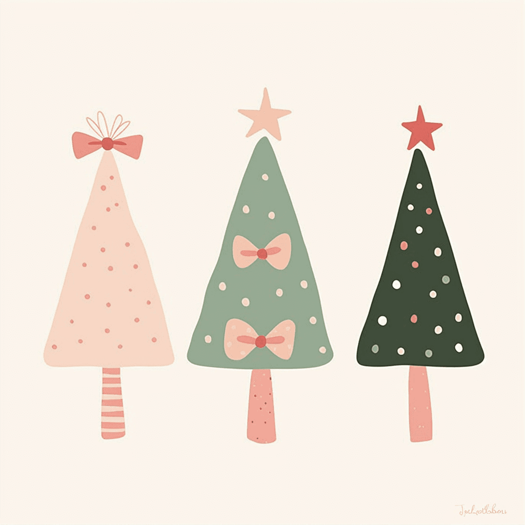 Christmas Christmas Tree 049 original repeating artwork