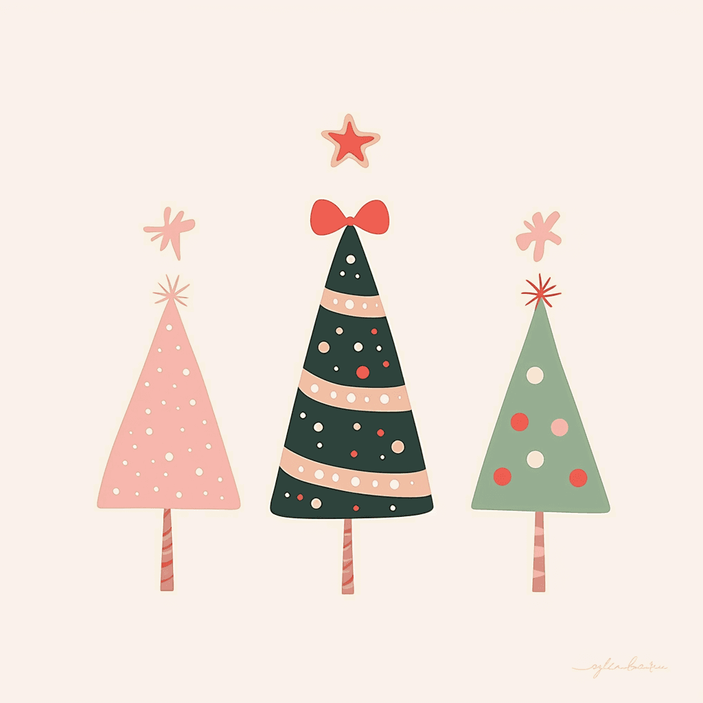 Christmas Tree 448 original repeating artwork