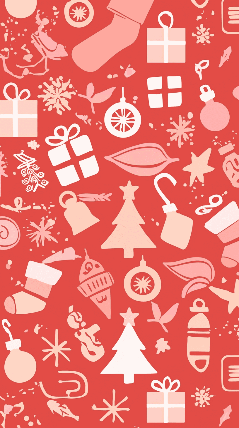Christmas Design Boulevard original repeating artwork