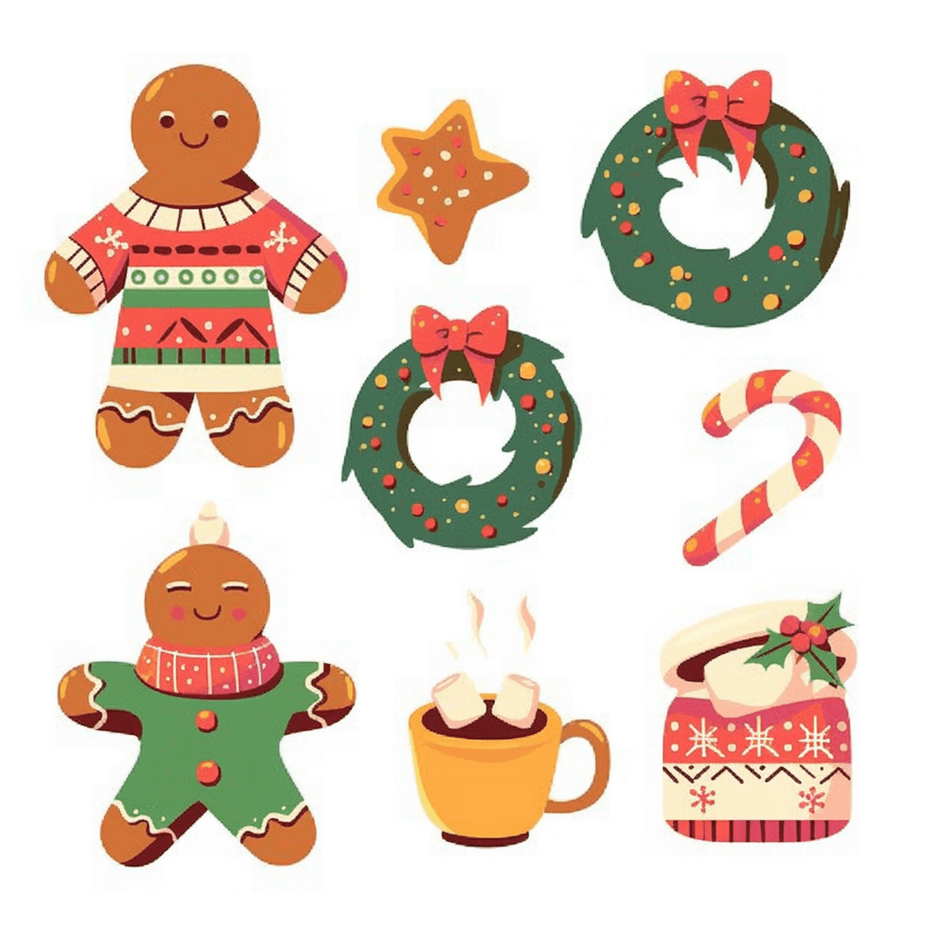 Christmas 321 original repeating artwork