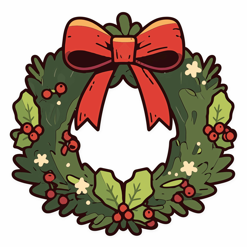 Christmas Wreath 270 original repeating artwork