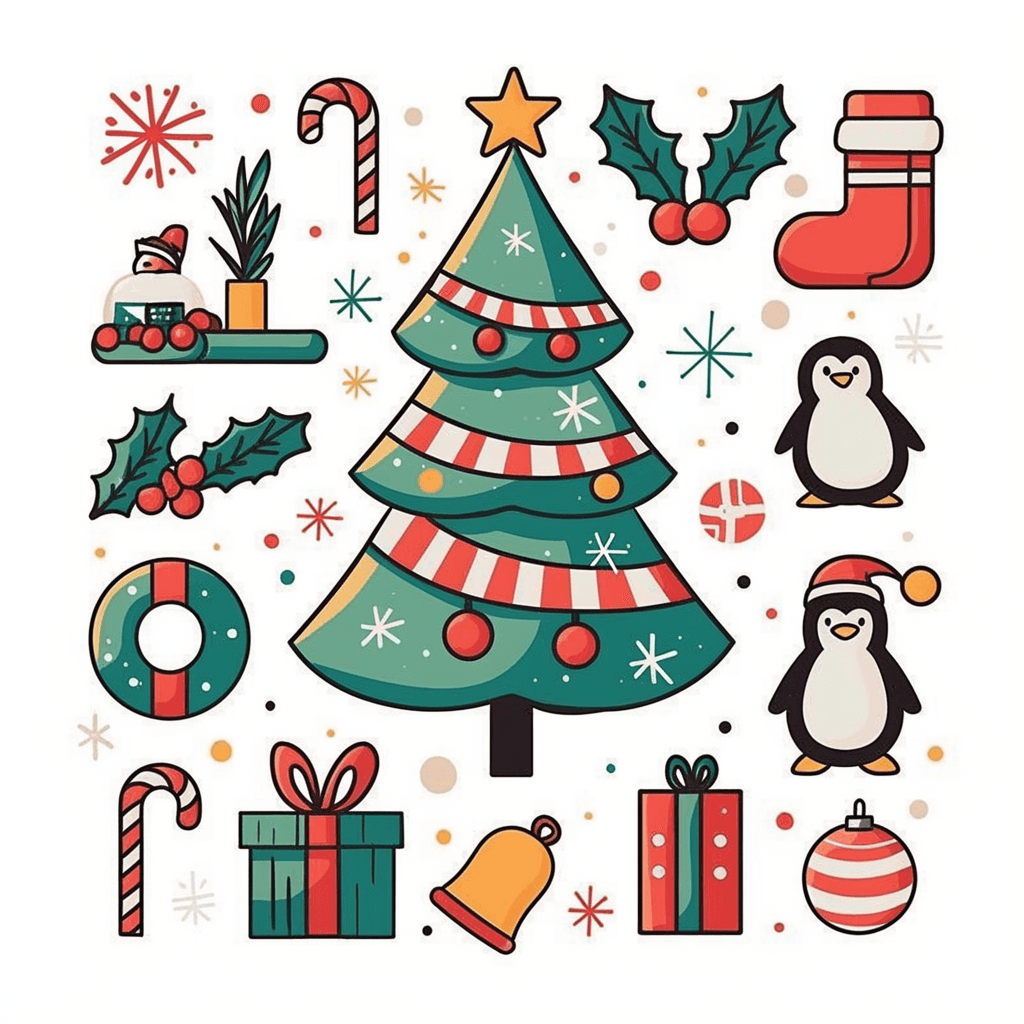 Christmas 280 original repeating artwork