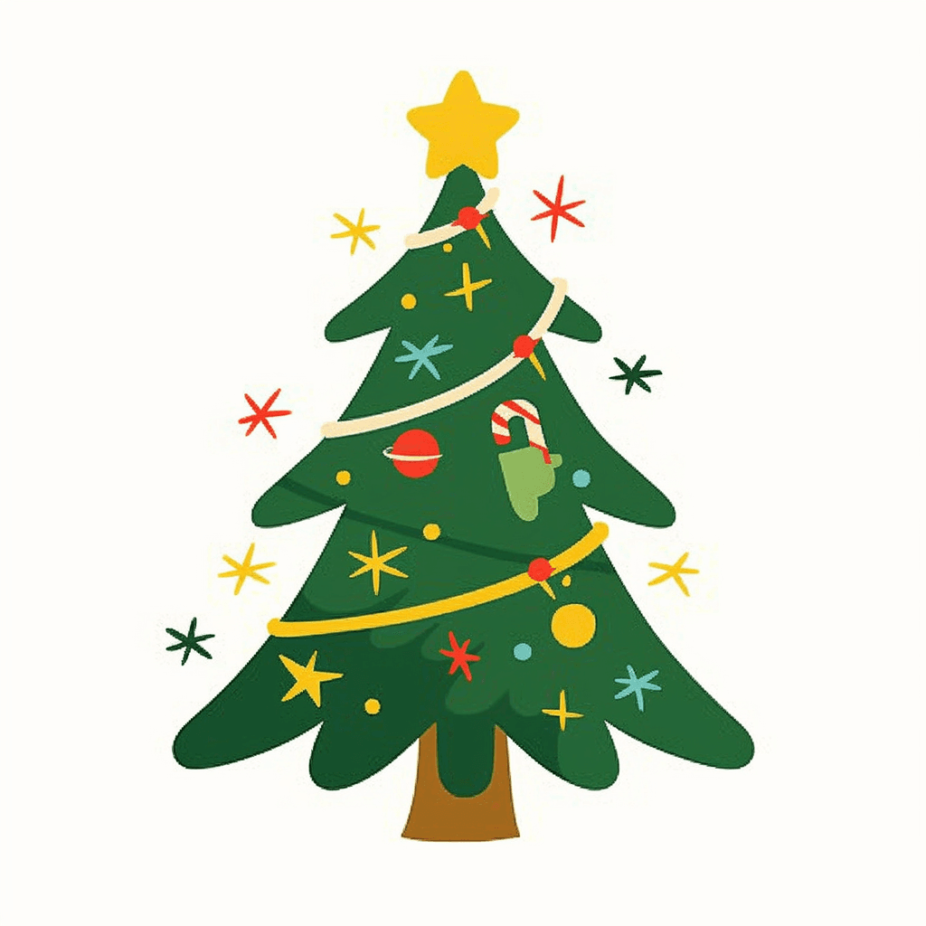 Christmas Tree 370 original repeating artwork
