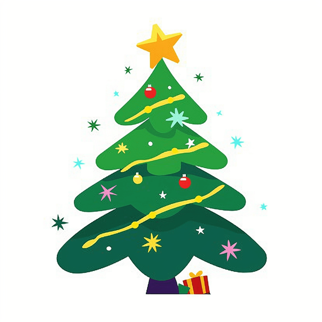 Christmas Christmas Tree 053 original repeating artwork