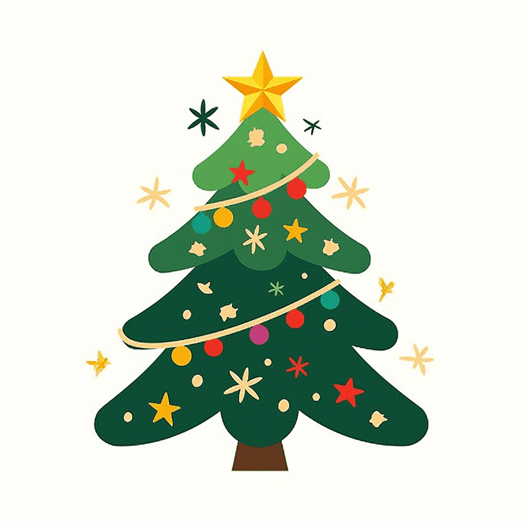 Christmas Christmas Tree 120 original repeating artwork