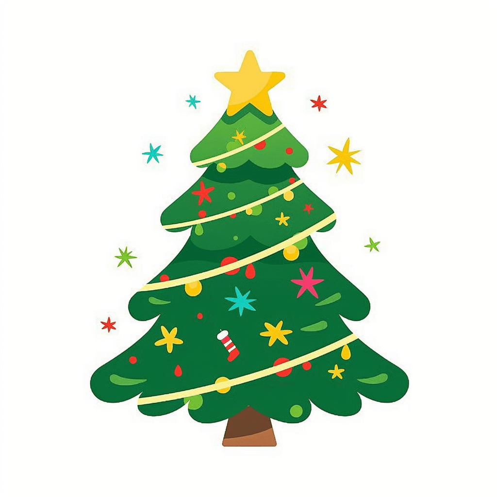 Christmas Christmas Tree 129 original repeating artwork