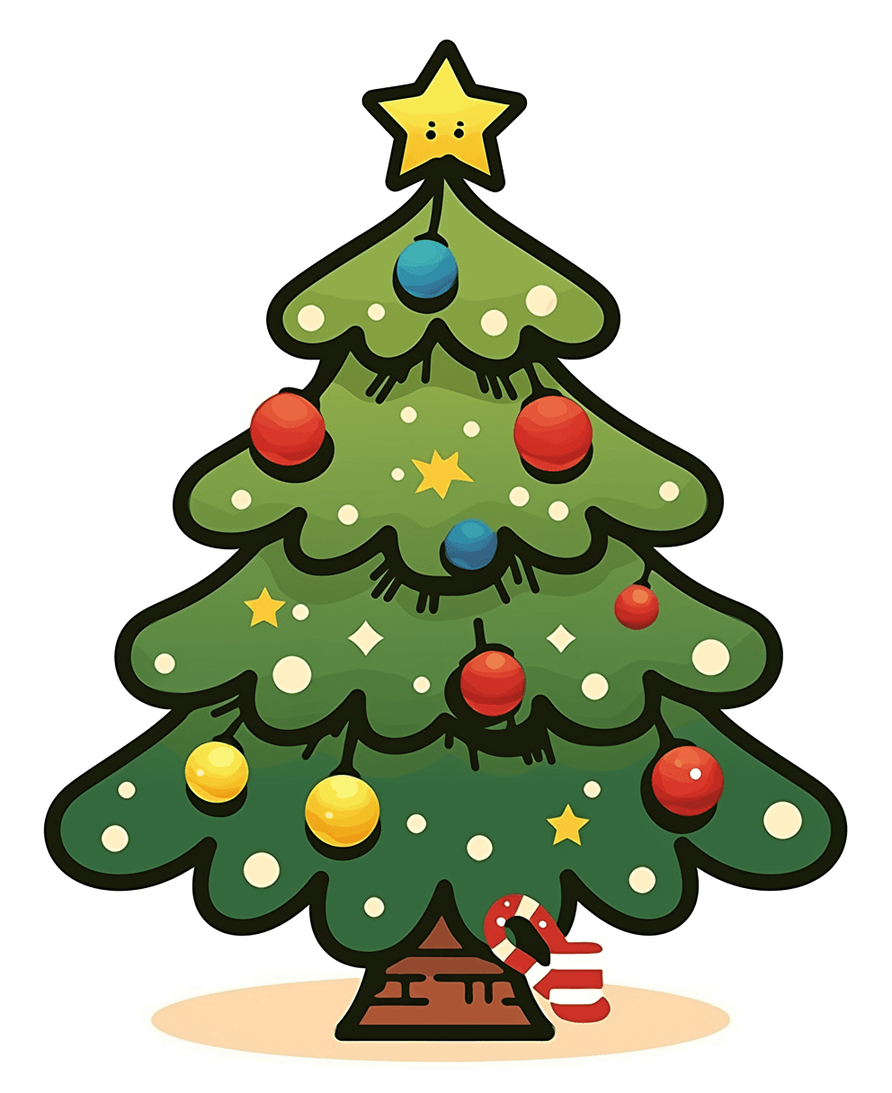 Christmas Tree 611 original repeating artwork