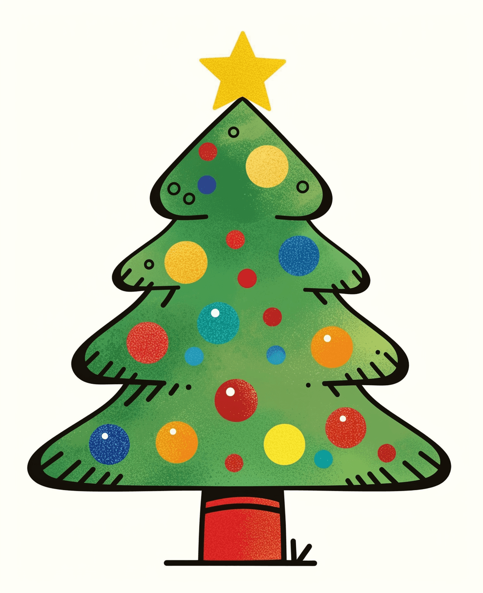 Christmas Christmas Tree 048 original repeating artwork