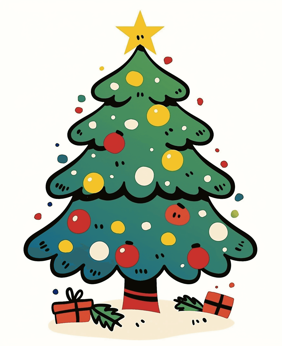 Christmas Tree 401 original repeating artwork