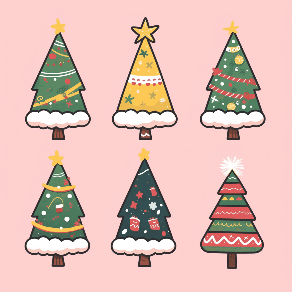 Christmas Tree 165 original repeating artwork