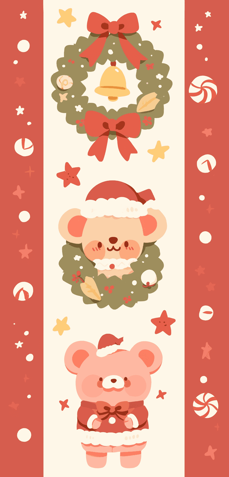 Christmas Design Run original repeating artwork