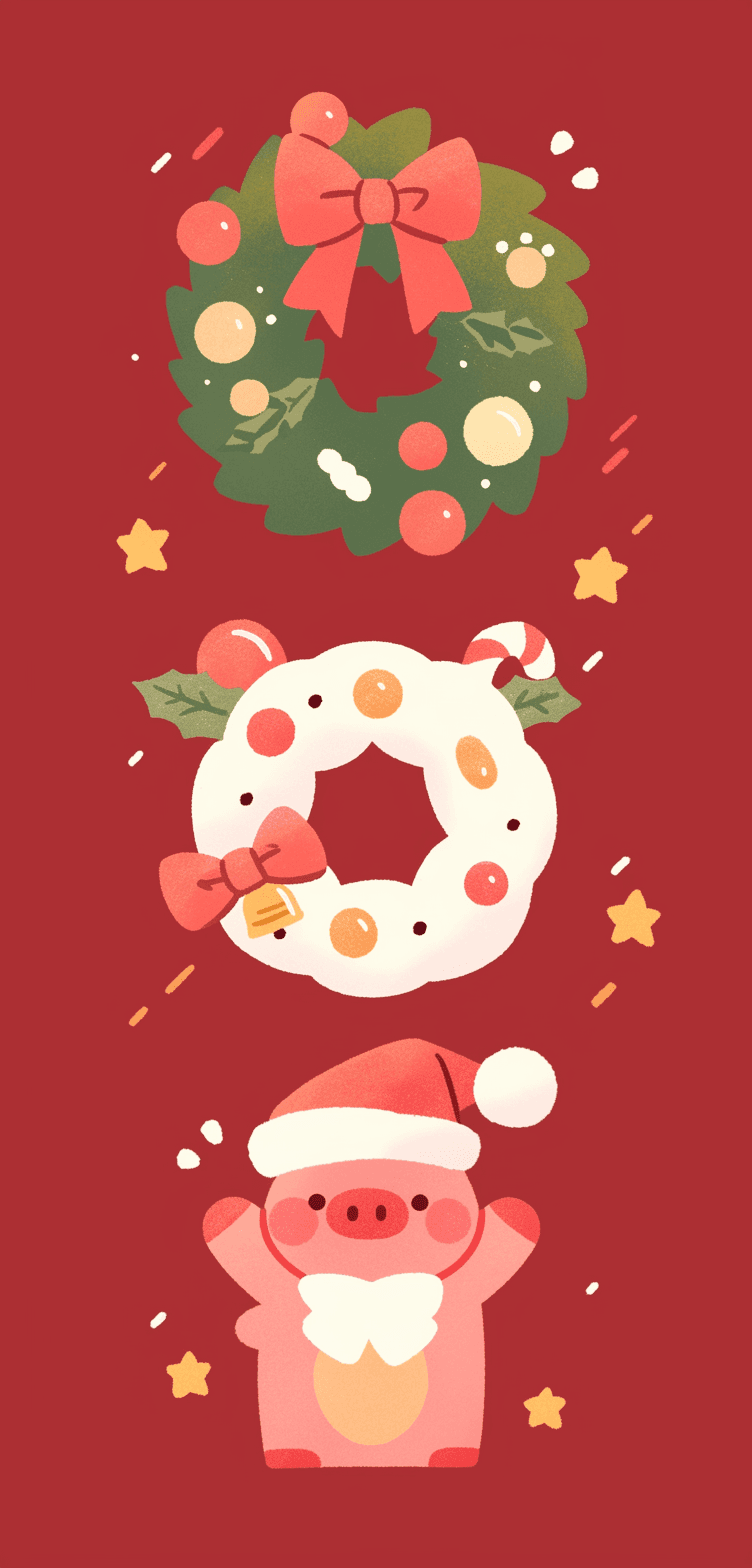 Christmas Design Summer original repeating artwork