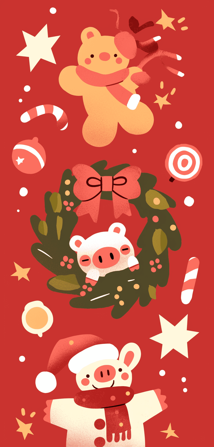 Christmas Design Drift original repeating artwork