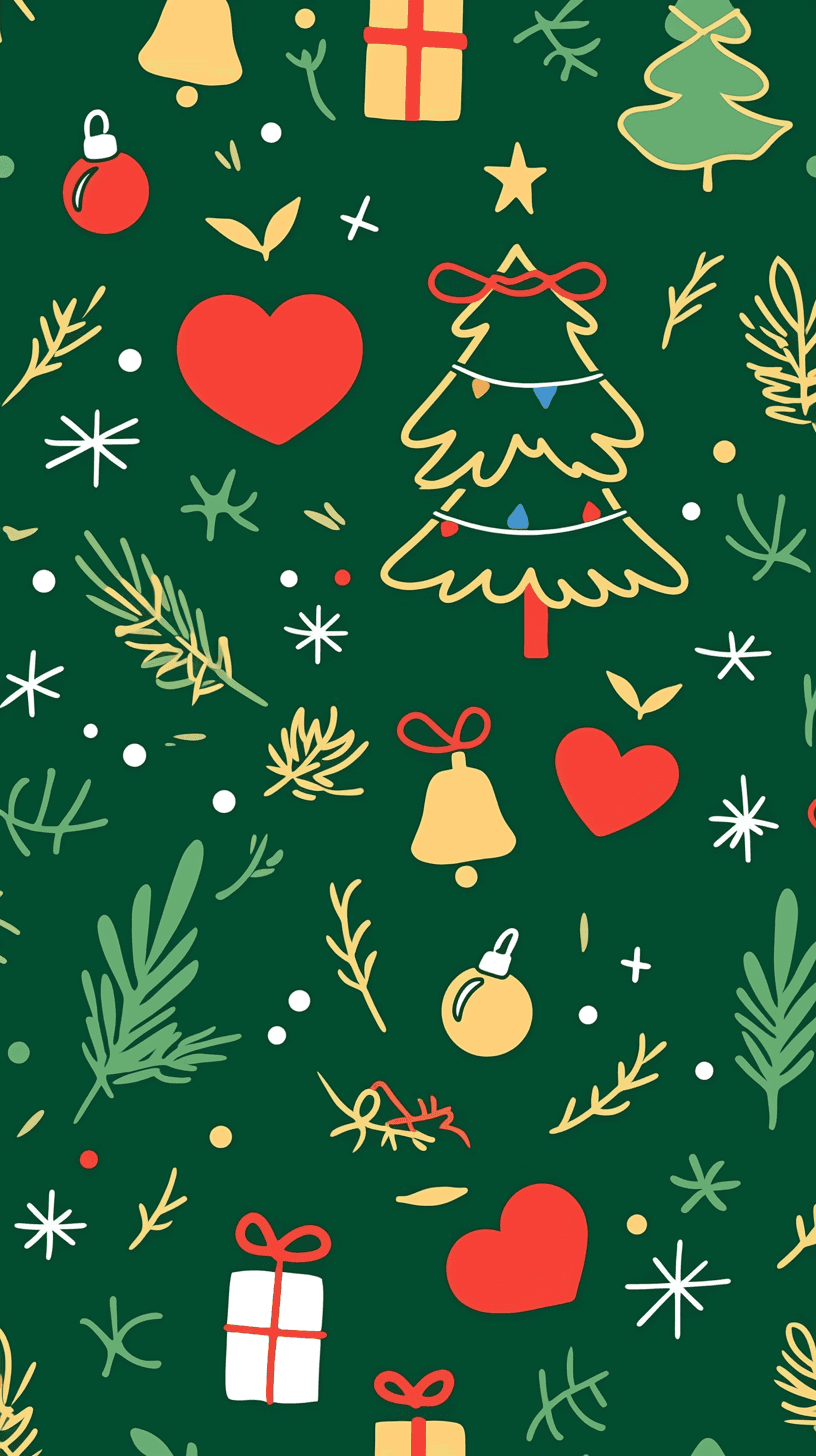 Christmas 777 original repeating artwork