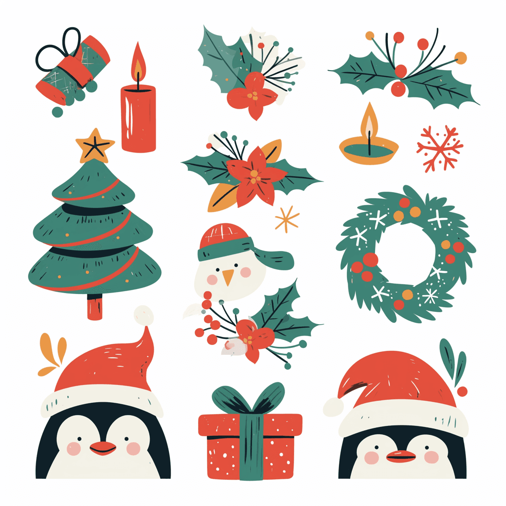 Christmas 133 original repeating artwork