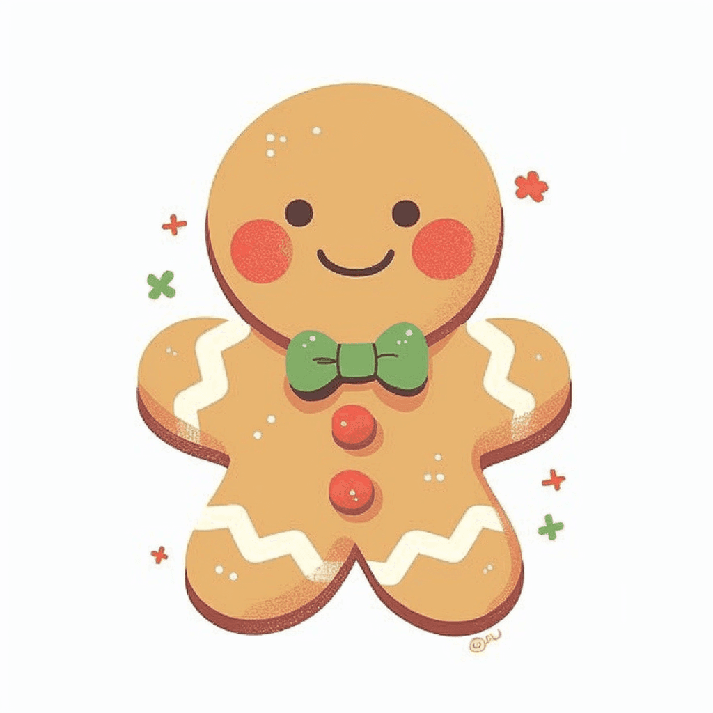 Christmas Gingerbread 006 original repeating artwork
