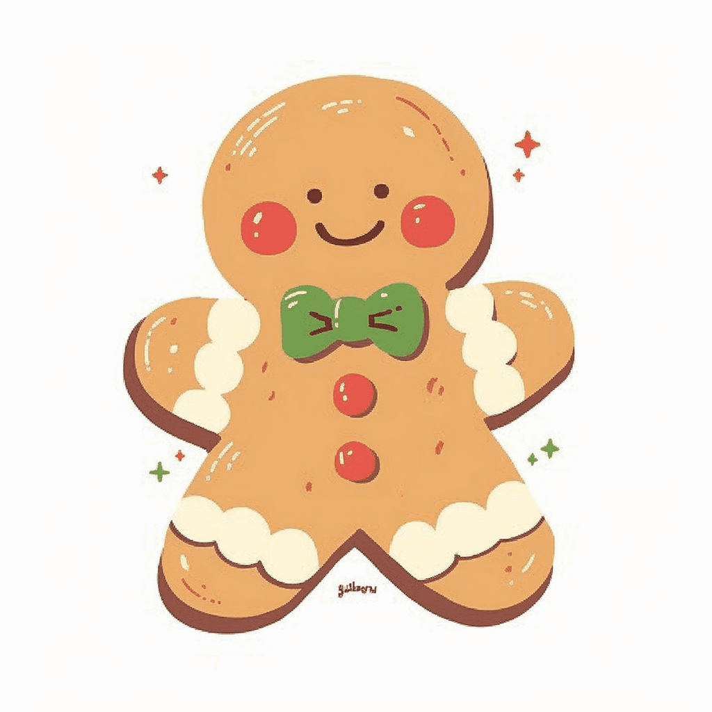 Christmas Gingerbread 012 original repeating artwork