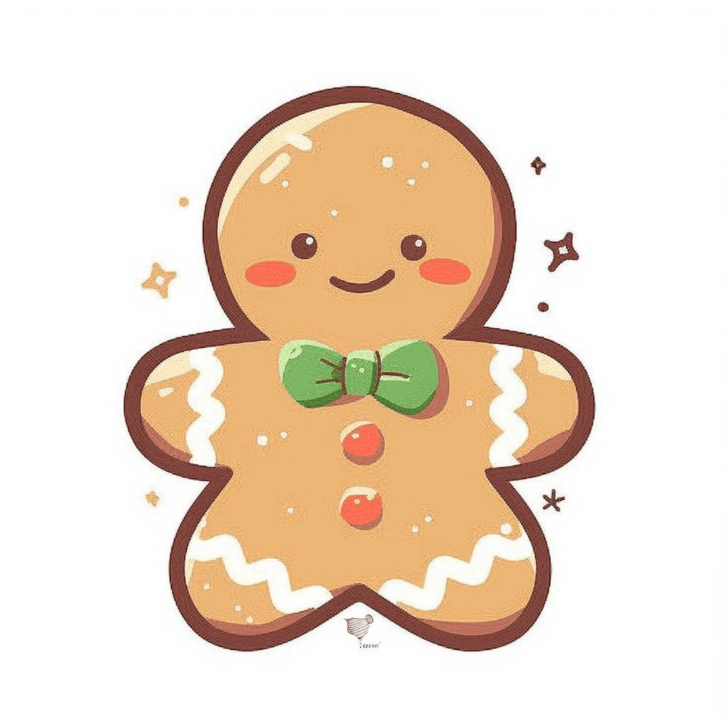Christmas Gingerbread 004 original repeating artwork