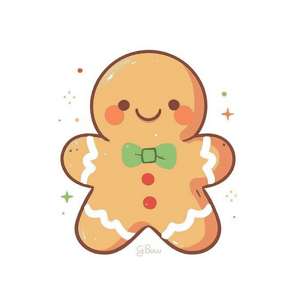 Christmas Gingerbread 009 original repeating artwork