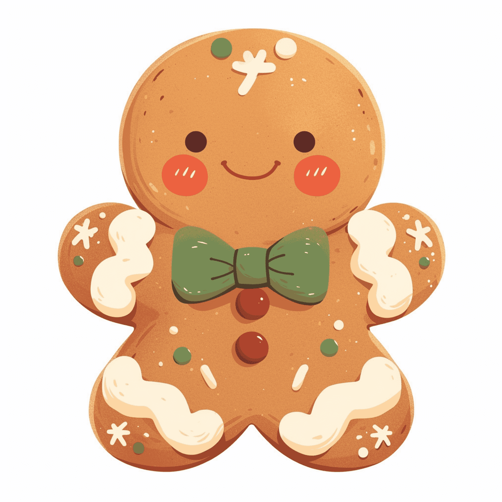 Christmas Gingerbread Show original repeating artwork