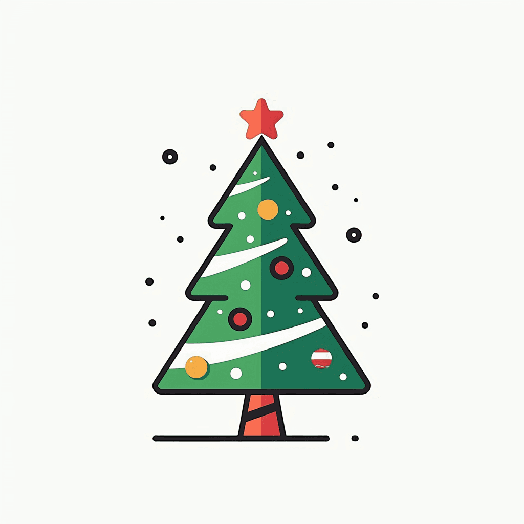 Christmas Tree 664 original repeating artwork