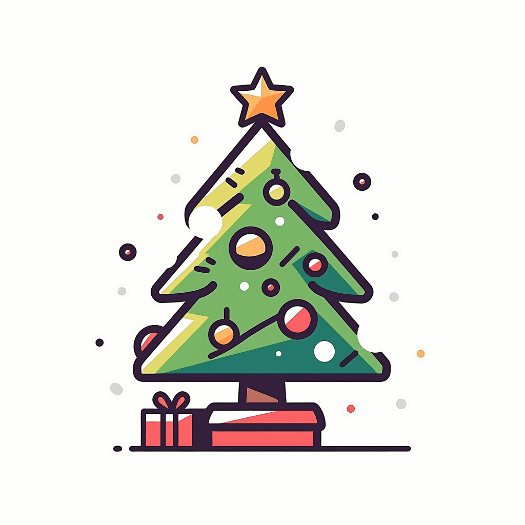 Christmas Christmas Tree 063 original repeating artwork