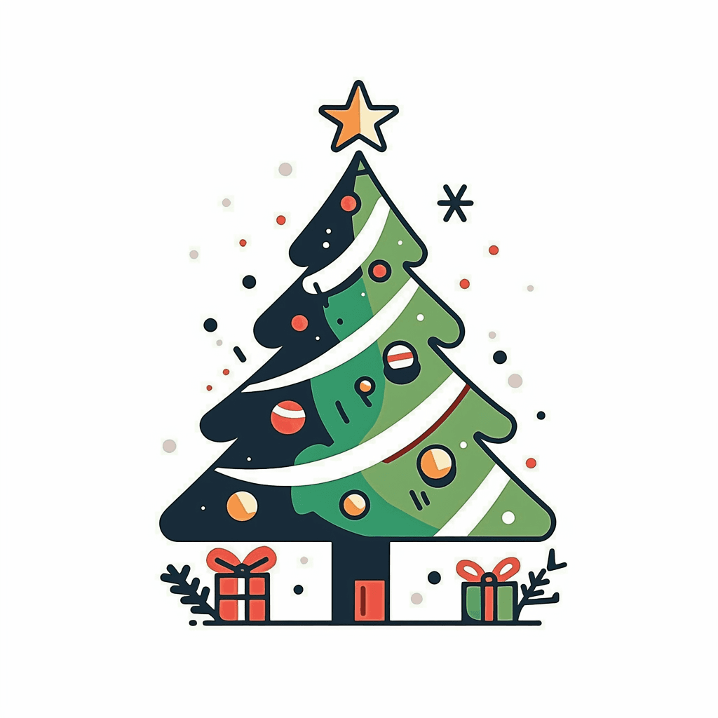 Christmas Christmas Tree 060 original repeating artwork
