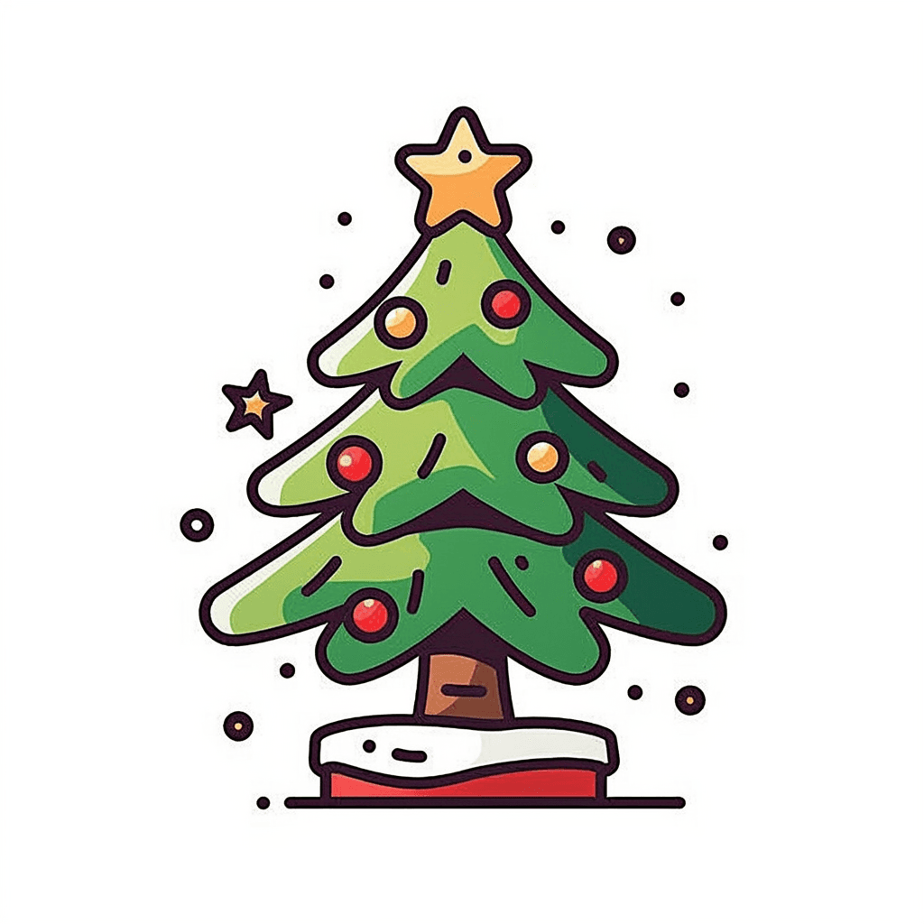Christmas Christmas Tree 027 original repeating artwork