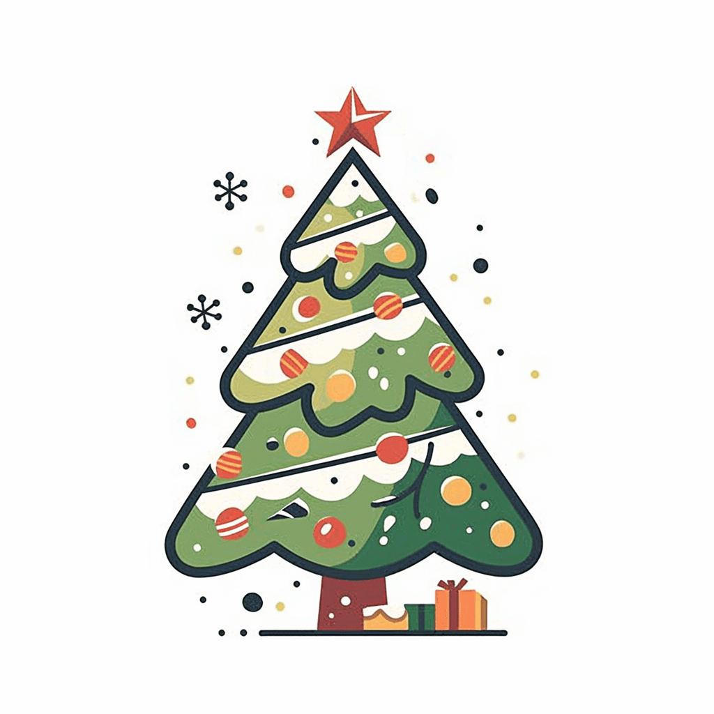 Christmas Tree 742 original repeating artwork