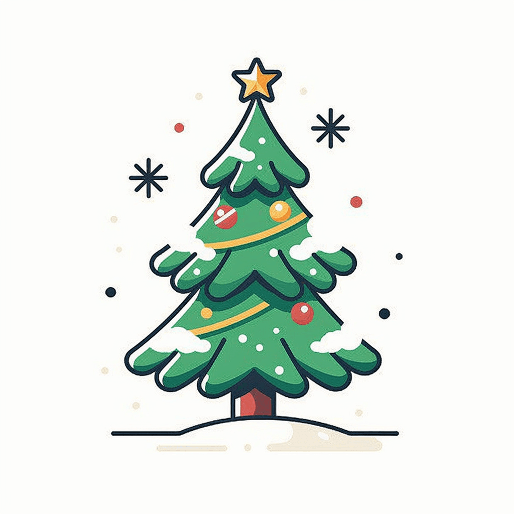 Christmas Tree 061 original repeating artwork