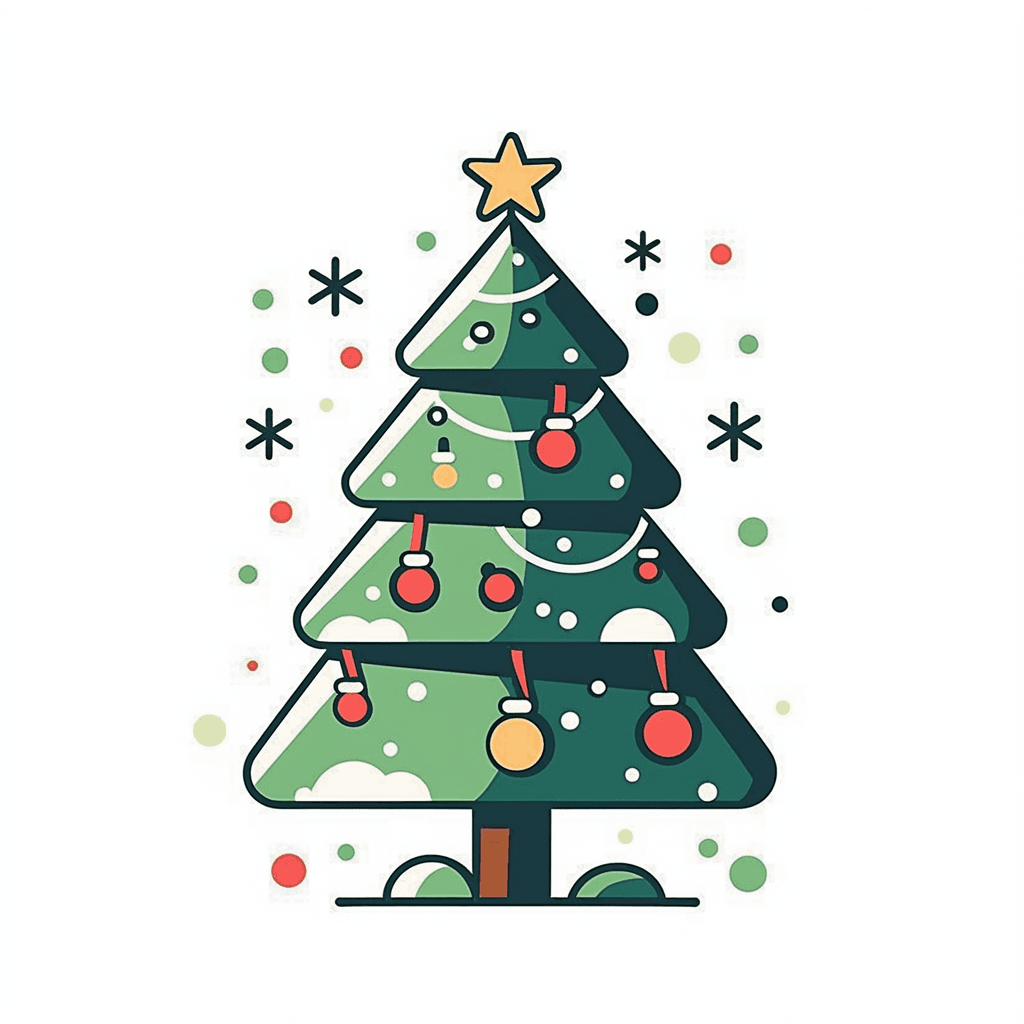 Christmas Tree 697 original repeating artwork