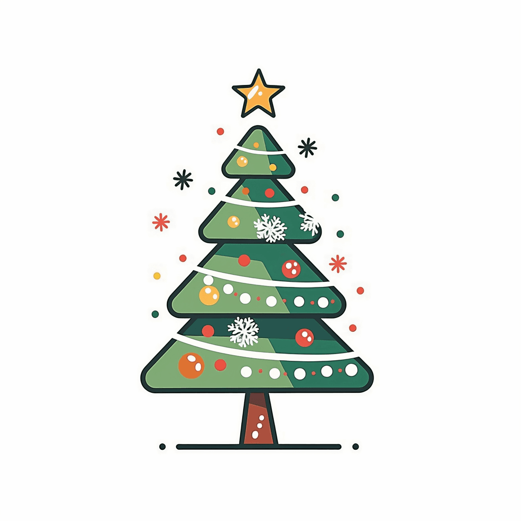 Christmas Tree 397 original repeating artwork