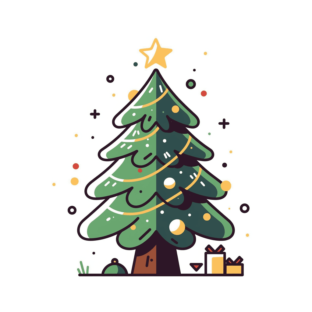 Christmas Christmas Tree 042 original repeating artwork