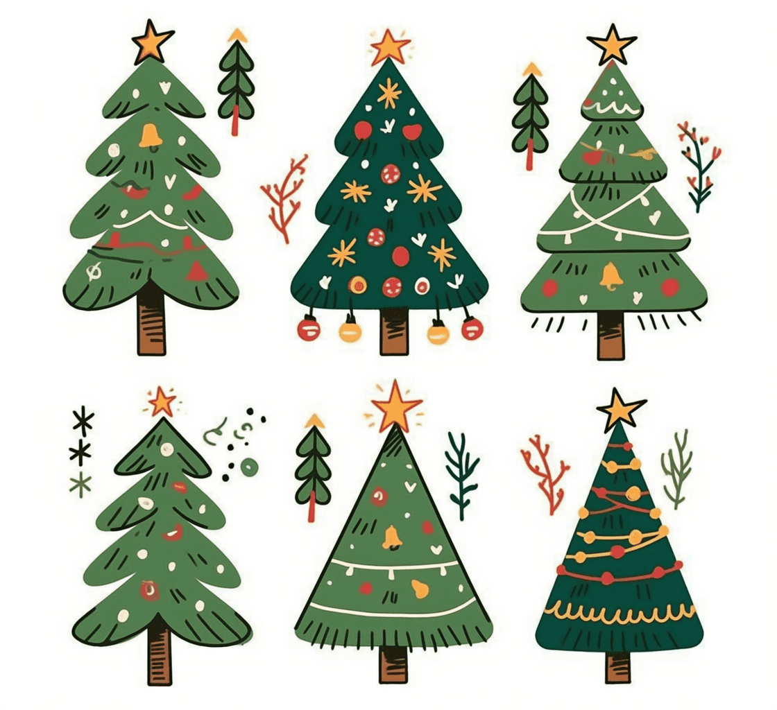 Christmas Tree 400 original repeating artwork