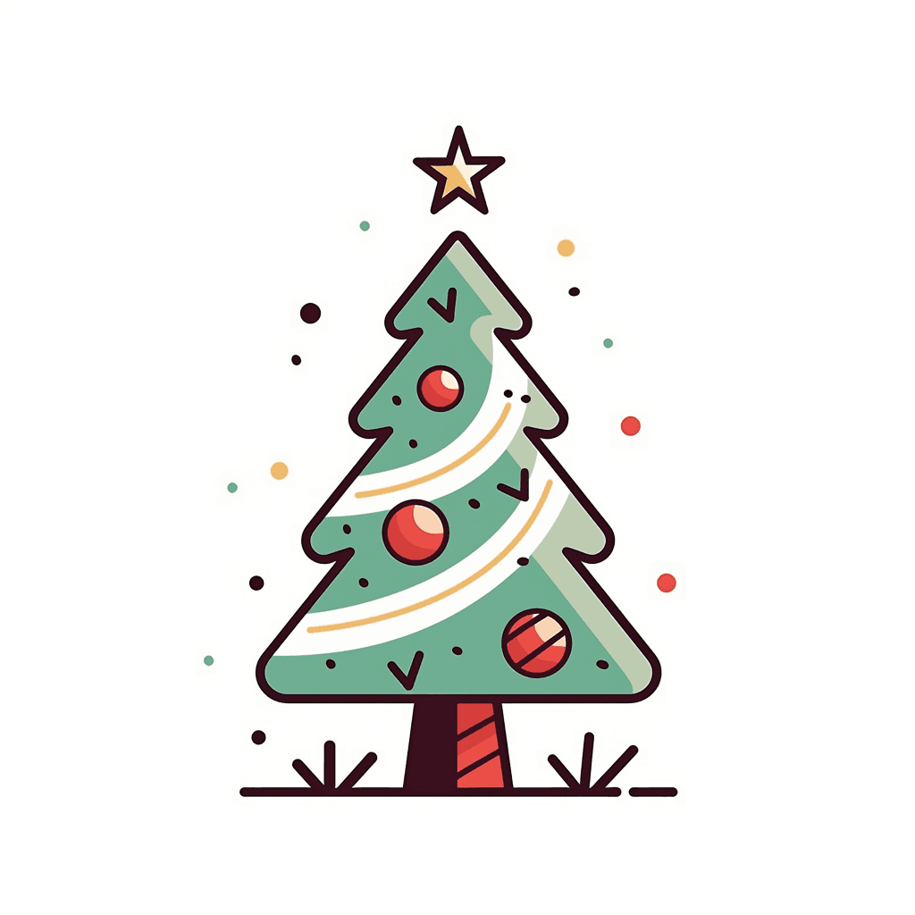 Christmas Christmas Tree 101 original repeating artwork