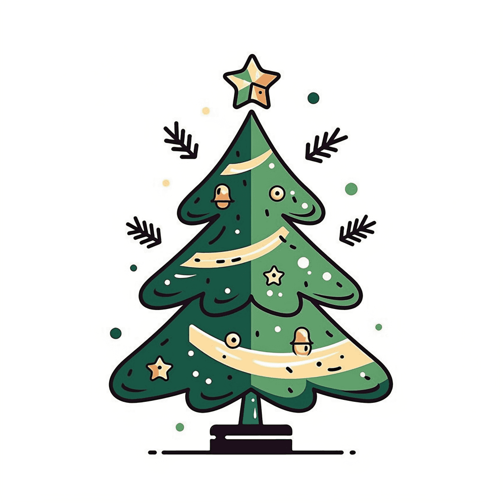 Christmas Tree 235 original repeating artwork