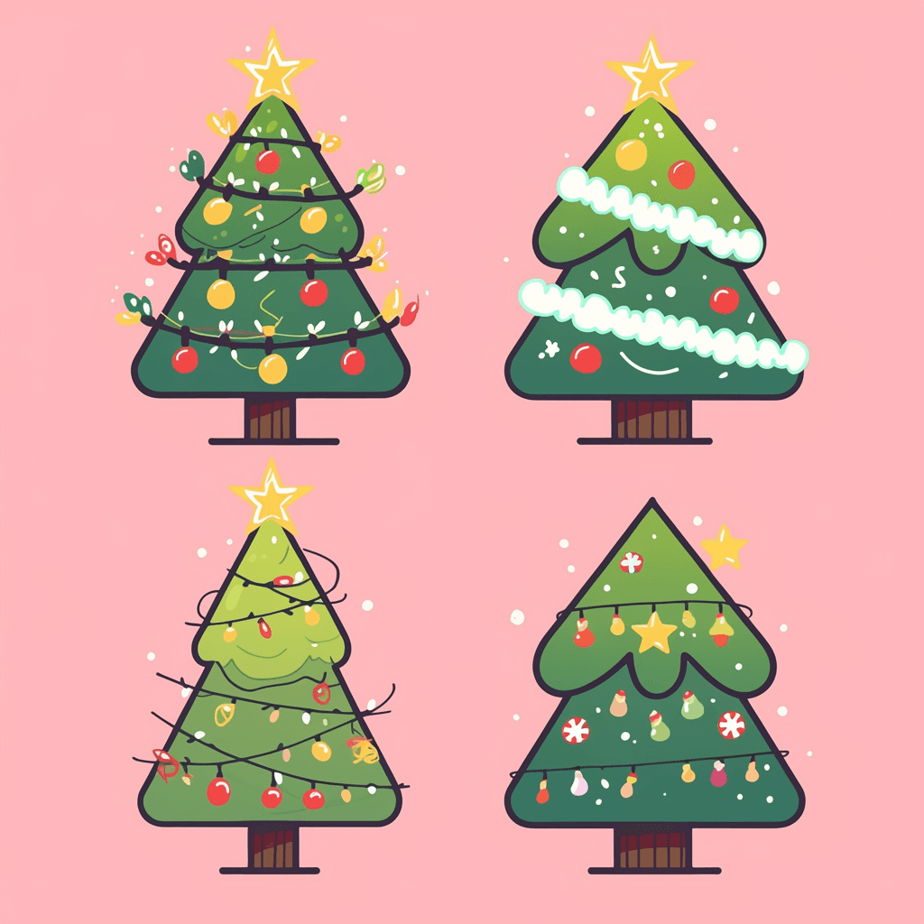 Christmas Tree 249 original repeating artwork