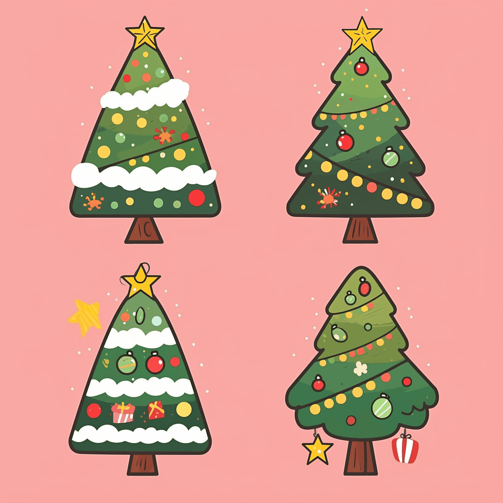 Christmas Tree 148 original repeating artwork