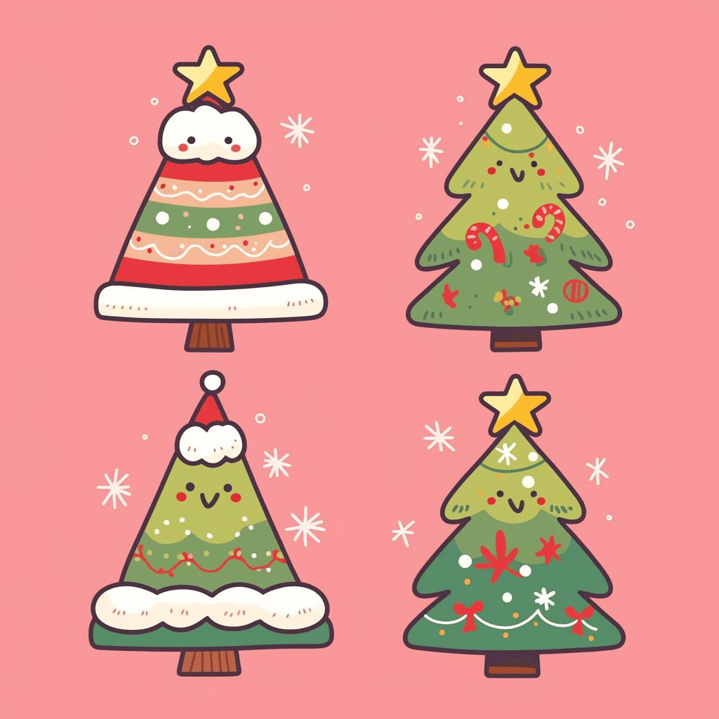 Christmas Christmas Tree 036 original repeating artwork