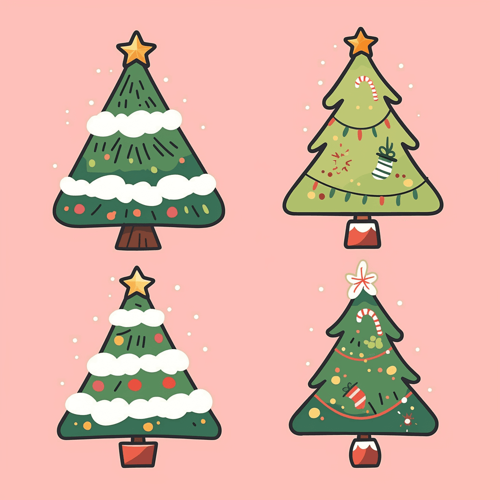 Christmas Tree 161 original repeating artwork