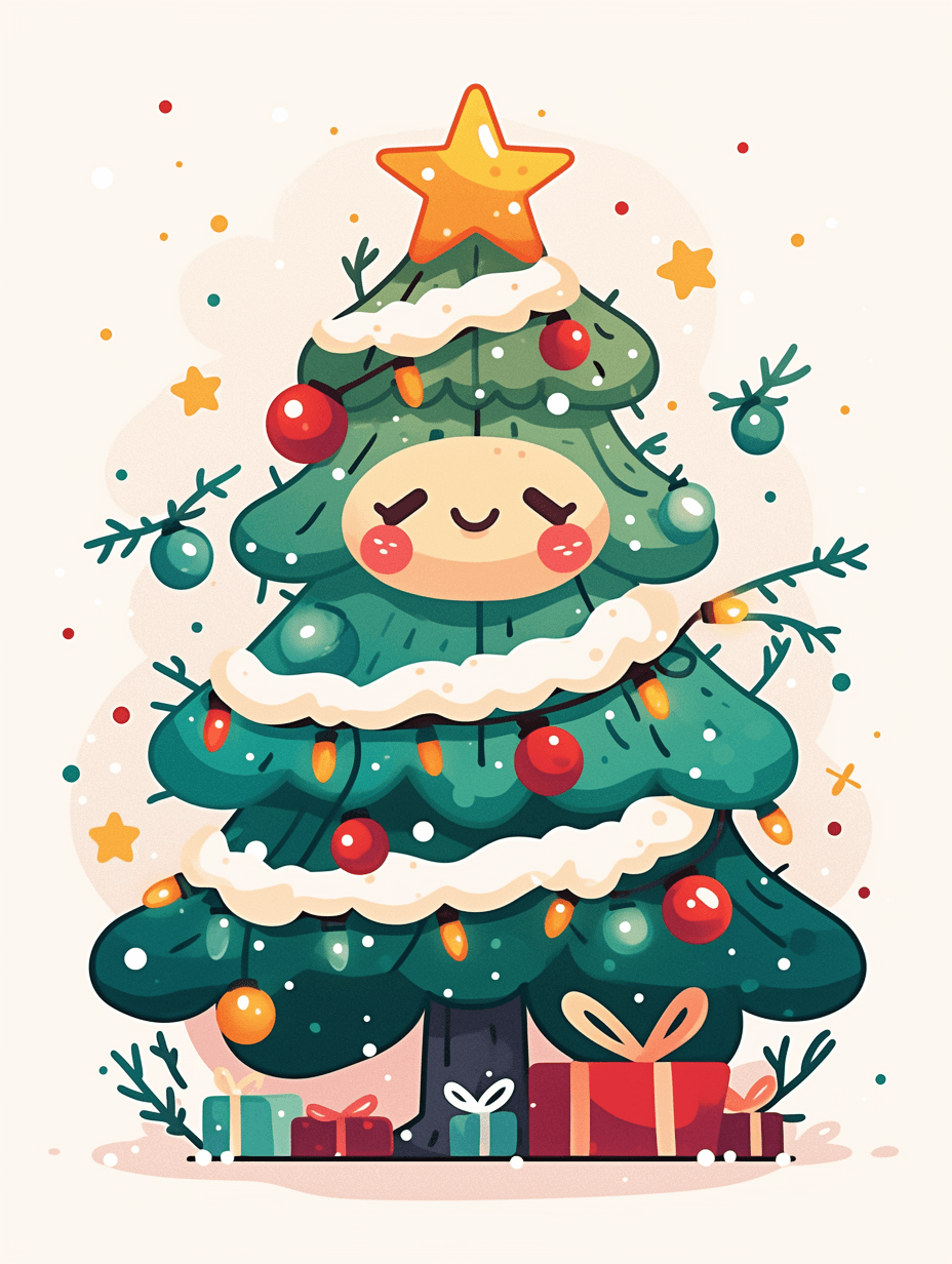 Christmas Tree 232 original repeating artwork