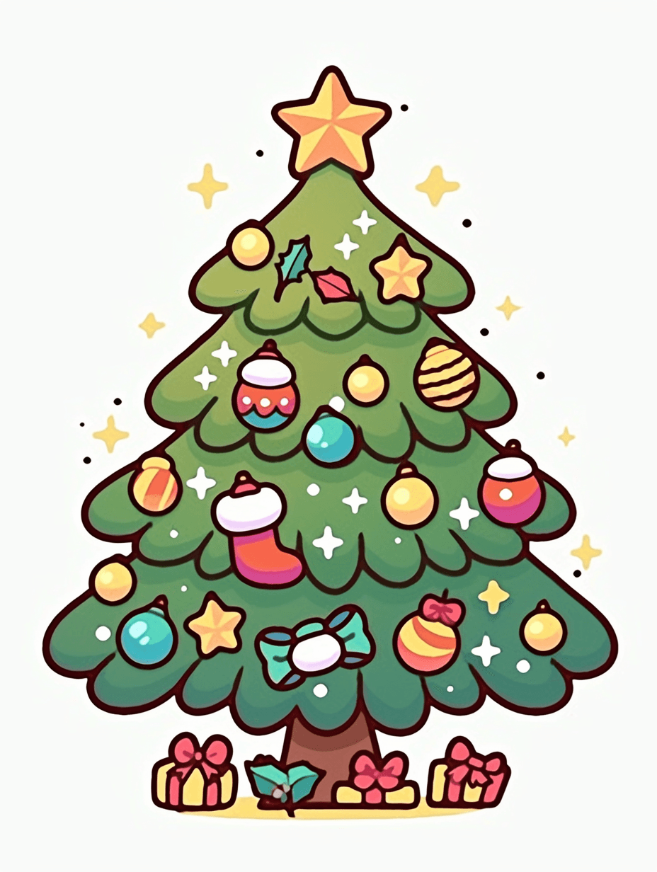 Christmas Tree 504 original repeating artwork