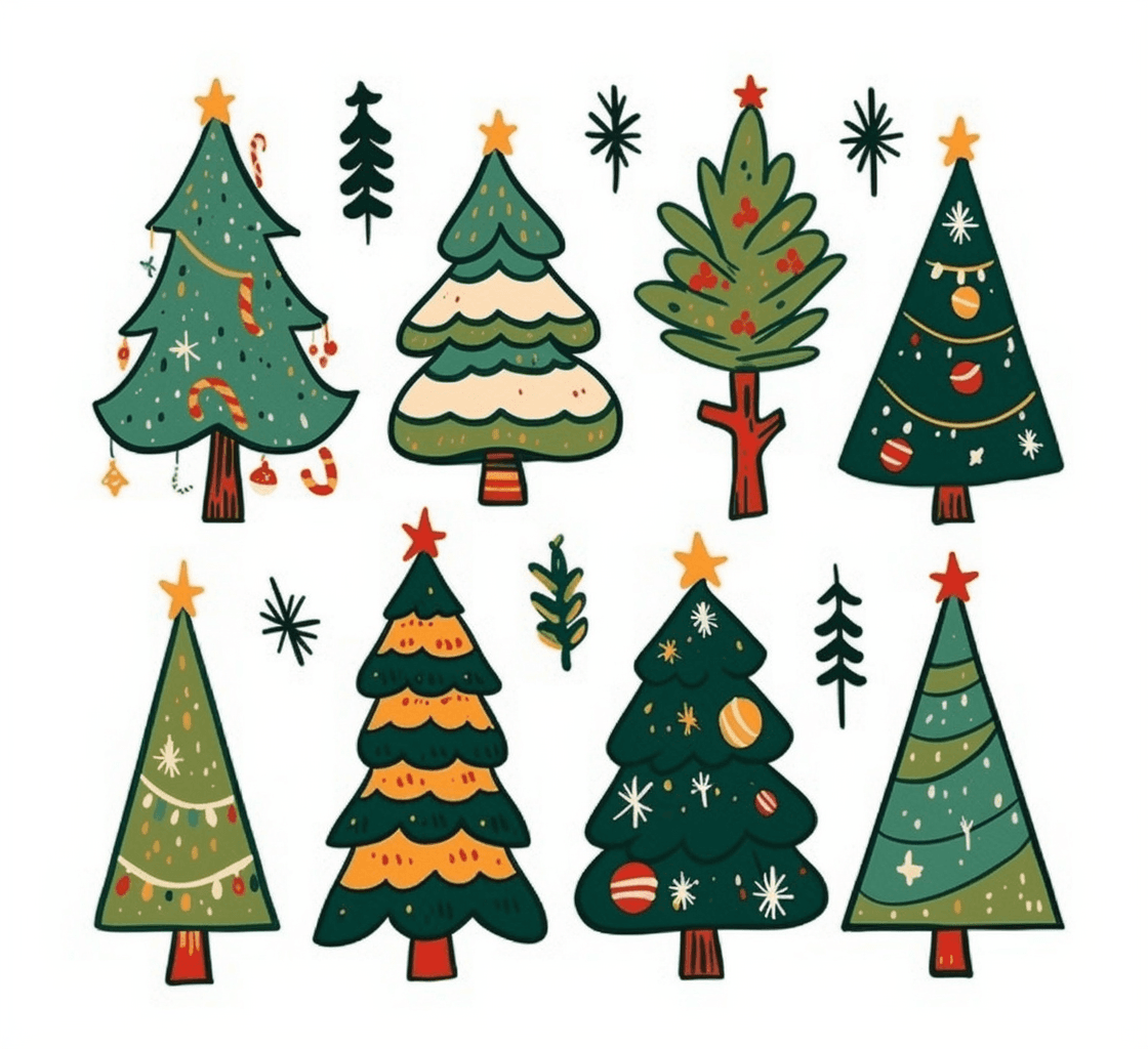 Christmas Christmas Tree 137 original repeating artwork