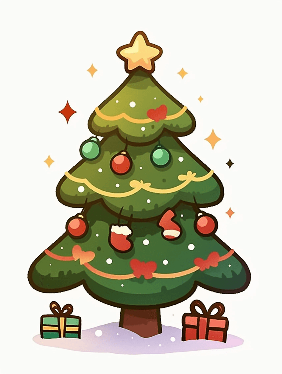 Christmas Tree 685 original repeating artwork