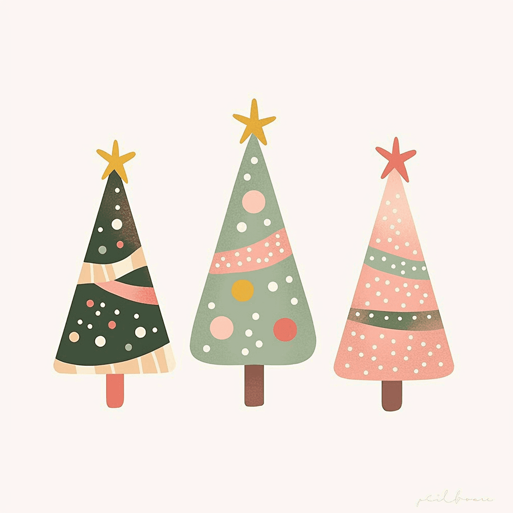 Christmas Tree 547 original repeating artwork
